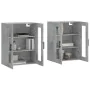 Wall cabinets 2 pcs concrete gray engineered wood by vidaXL, Sideboards - Ref: Foro24-3197965, Price: 160,06 €, Discount: %