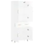 Tall white glossy plywood sideboard 69.5x34x180 cm by vidaXL, Sideboards - Ref: Foro24-3198131, Price: 163,58 €, Discount: %