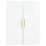 Tall white glossy plywood sideboard 69.5x34x180 cm by vidaXL, Sideboards - Ref: Foro24-3198131, Price: 163,58 €, Discount: %