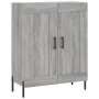 Aparador alto madera contrachapada gris sonoma 69,5x34x180 cm de vidaXL, Aparadores - Ref: Foro24-3198351, Precio: 169,41 €, ...