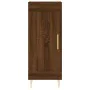 Tall oak brown plywood highboard 34.5x34x180 cm by vidaXL, Sideboards - Ref: Foro24-3199104, Price: 98,26 €, Discount: %