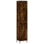 Smoked oak plywood sideboard 34.5x34x180 cm by vidaXL, Sideboards - Ref: Foro24-3199118, Price: 103,24 €, Discount: %