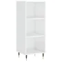 High glossy white plywood sideboard 34.5x34x180 cm by vidaXL, Sideboards - Ref: Foro24-3199347, Price: 93,41 €, Discount: %