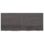 Dark brown treated wood bathroom countertop 140x60x(2-6) cm by vidaXL, Countertops - Ref: Foro24-3156248, Price: 129,58 €, Di...