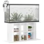 Aquarienständer Holzwerkstoff weiß glänzend 120x40x60 cm von vidaXL, Aquarium unterstützt - Ref: Foro24-833593, Preis: 91,90 ...