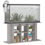 Sonoma-grauer Aquarienständer aus Holzwerkstoff, 120 x 40 x 60 cm von vidaXL, Aquarium unterstützt - Ref: Foro24-833597, Prei...