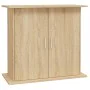 Aquariumhalterung aus Holzwerkstoff, Sonoma-Eiche, 81 x 36 x 73 cm von vidaXL, Aquarium unterstützt - Ref: Foro24-833602, Pre...