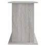 Sonoma gray engineered wood aquarium support 121x41x58 cm by vidaXL, Aquarium supports - Ref: Foro24-833621, Price: 137,27 €,...