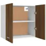 Hanging wardrobe made of engineered oak wood in brown, measuring 60x31x60 cm. by vidaXL, Kitchen cabinets - Ref: Foro24-81511...