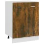 Smoked oak engineered wood oven cabinet 60x46x81.5 cm by vidaXL, Kitchen cabinets - Ref: Foro24-815561, Price: 61,02 €, Disco...