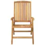 Reclining garden chairs and cushions 2 pcs solid teak wood by vidaXL, Garden chairs - Ref: Foro24-3196448, Price: 278,95 €, D...