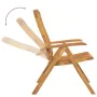 Reclining garden chairs and cushions 2 pcs solid teak wood by vidaXL, Garden chairs - Ref: Foro24-3196448, Price: 278,95 €, D...