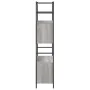 Sonoma gray engineering wood iron shelf 80x30x145.5 cm by vidaXL, Bookcases and shelves - Ref: Foro24-832801, Price: 67,35 €,...