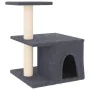 Cat scratching post with dark gray sisal posts 48 cm by vidaXL, Cat furniture - Ref: Foro24-171788, Price: 29,05 €, Discount: %