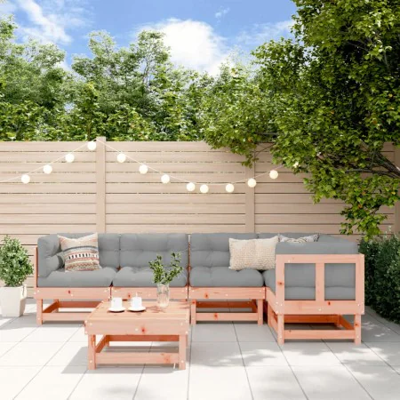 6-piece garden furniture set with Douglas fir wood cushions by vidaXL, Garden sets - Ref: Foro24-3185988, Price: 506,46 €, Di...