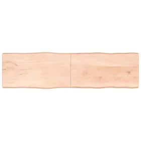 Tablero de mesa madera maciza borde natural 220x60x(2-6) cm de vidaXL, Tableros para mesas - Ref: Foro24-363925, Precio: 128,...