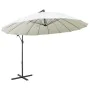 Hanging parasol with white aluminum pole 3 m by vidaXL, Umbrellas - Ref: Foro24-47220, Price: 141,72 €, Discount: %