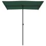 Garden umbrella with green aluminum pole 180x110 cm by vidaXL, Umbrellas - Ref: Foro24-47328, Price: 40,89 €, Discount: %