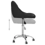 Swivel dining chair in black synthetic leather by vidaXL, dining chairs - Ref: Foro24-3088686, Price: 88,94 €, Discount: %