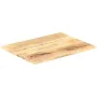 Tischoberfläche aus massivem Mangoholz, 25–27 mm, 70 x 60 cm von vidaXL, Tischplatten - Ref: Foro24-286021, Preis: 74,25 €, R...