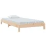 Solid pine wood stackable bed 80x200 cm by vidaXL, Beds and slatted bases - Ref: Foro24-820402, Price: 110,87 €, Discount: %