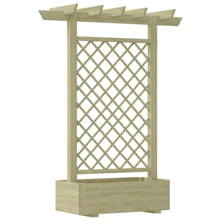 Pergola mit Holzpflanzkasten 162x56x204 cm von vidaXL, Pergolen, Bögen und Gartenspaliere - Ref: Foro24-41702, Preis: 170,08 ...