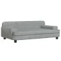 Children's sofa in light gray velvet 90x53x30 cm by vidaXL, Baby and Toddler Furniture - Ref: Foro24-3196280, Price: 86,16 €,...