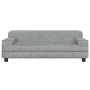 Children's sofa in light gray velvet 90x53x30 cm by vidaXL, Baby and Toddler Furniture - Ref: Foro24-3196280, Price: 86,16 €,...