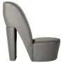 Gray synthetic leather high-heeled shoe-shaped armchair by vidaXL, Armchairs - Ref: Foro24-248651, Price: 168,57 €, Discount: %