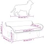 Hundebett aus dunkelgrauem Stoff, 70 x 40 x 24 cm von vidaXL, Betten für Hunde - Ref: Foro24-171947, Preis: 64,03 €, Rabatt: %