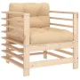 7-piece garden furniture set and solid wood cushions by vidaXL, Garden sets - Ref: Foro24-3185836, Price: 600,35 €, Discount: %