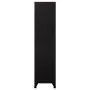 Black steel locker 90x45x180 cm by vidaXL, Lockers and storage cabinets - Ref: Foro24-339806, Price: 371,09 €, Discount: %