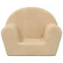 Cremefarbenes Kindersofa aus weichem Plüsch von vidaXL, Baby- und Kleinkindmöbel - Ref: Foro24-341764, Preis: 26,33 €, Rabatt: %