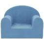 Blaues weiches Plüsch-Kindersofa von vidaXL, Baby- und Kleinkindmöbel - Ref: Foro24-341789, Preis: 28,27 €, Rabatt: %