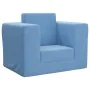 Blue soft plush children's sofa bed by vidaXL, Baby and Toddler Furniture - Ref: Foro24-341849, Price: 30,53 €, Discount: %