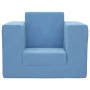 Blue soft plush children's sofa bed by vidaXL, Baby and Toddler Furniture - Ref: Foro24-341849, Price: 30,53 €, Discount: %