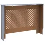 Anthrazitgraue MDF-Heizkörperabdeckung 112x19x81,5 cm von vidaXL, Zubehör für Heizkörper - Ref: Foro24-288191, Preis: 98,37 €...