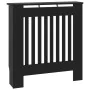 Black MDF radiator cover 78 cm by vidaXL, Accessories for heating radiators - Ref: Foro24-325560, Price: 76,11 €, Discount: %