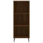 Tall brown oak plywood sideboard 34.5x32.5x180cm by vidaXL, Sideboards - Ref: Foro24-3189852, Price: 83,82 €, Discount: %