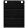 Aparador alto madera contrachapada negro 69,5x34x180 cm de vidaXL, Aparadores - Ref: Foro24-3189926, Precio: 149,16 €, Descue...