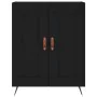 Aparador alto madera contrachapada negro 69,5x34x180 cm de vidaXL, Aparadores - Ref: Foro24-3189926, Precio: 149,16 €, Descue...