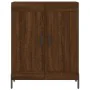 Tall oak brown plywood sideboard 69.5x34x180 cm by vidaXL, Sideboards - Ref: Foro24-3189972, Price: 136,25 €, Discount: %