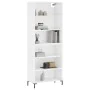 White engineered wood tall sideboard 69.5x32.5x180 cm by vidaXL, Sideboards - Ref: Foro24-3189573, Price: 120,61 €, Discount: %