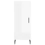 Tall white glossy plywood sideboard 34.5x34x180 cm by vidaXL, Sideboards - Ref: Foro24-3199123, Price: 114,02 €, Discount: %