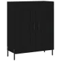 Hohes Sideboard Sperrholz schwarz 69,5x34x180 cm von vidaXL, Sideboards - Ref: Foro24-3199690, Preis: 171,02 €, Rabatt: %