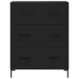 Tall black plywood sideboard 69.5x34x180 cm by vidaXL, Sideboards - Ref: Foro24-3199746, Price: 162,71 €, Discount: %