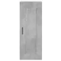 Aparador de madera contrachapada gris hormigón 34,5x34x180 cm de vidaXL, Aparadores - Ref: Foro24-3200405, Precio: 98,12 €, D...