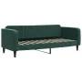 Dark green velvet sofa bed 80x200 cm by vidaXL, Beds and slatted bases - Ref: Foro24-354081, Price: 208,36 €, Discount: %