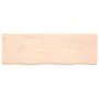 Unbehandelte Badezimmerarbeitsplatte aus Massivholz, 180 x 60 x (2–6) cm von vidaXL, Arbeitsplatten - Ref: Foro24-3156072, Pr...