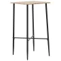 High table and 3-piece black plastic stools set by vidaXL, Furniture sets for kitchens and dining rooms - Ref: Foro24-3051304...